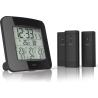 Hama 00186311 Weather station EWS-Trio Black