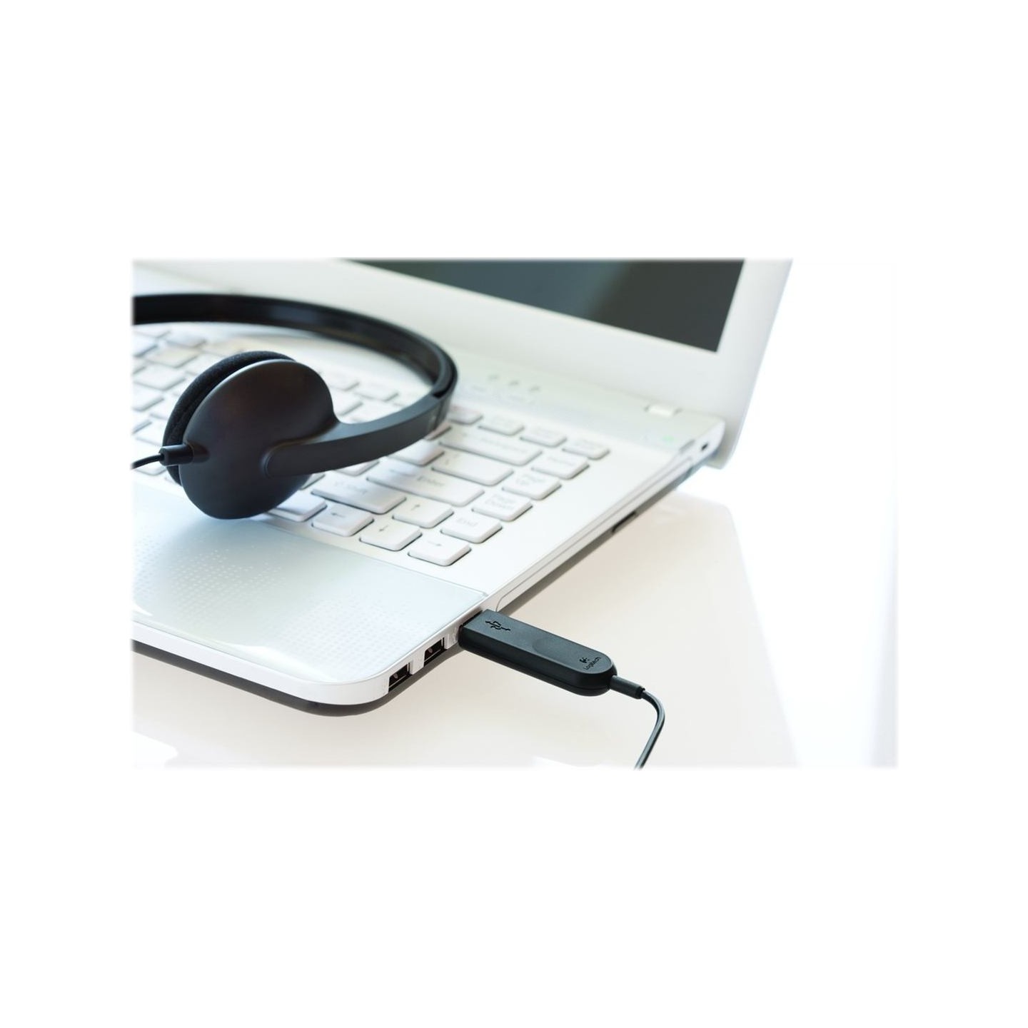 Logitech LOGI H340 USB Headset black