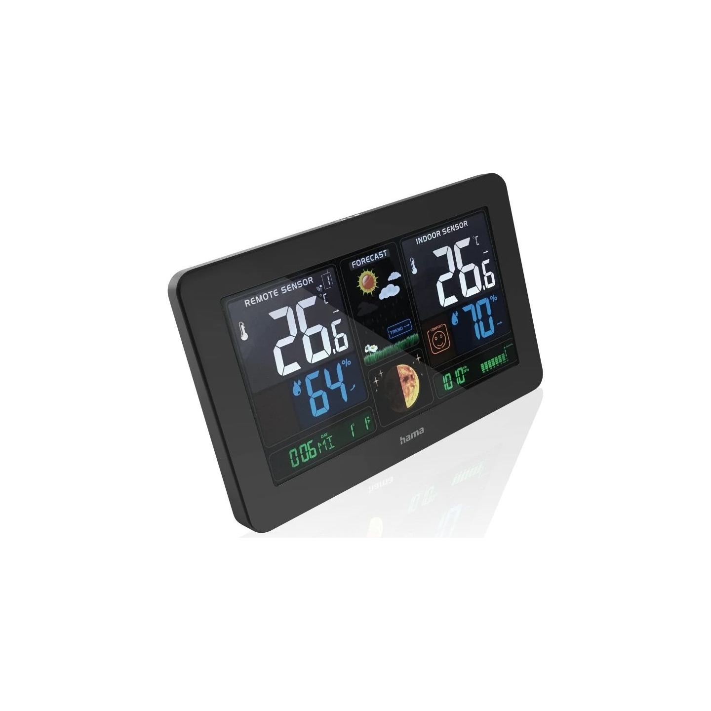 Hama 00186380 Weather station Premium Black