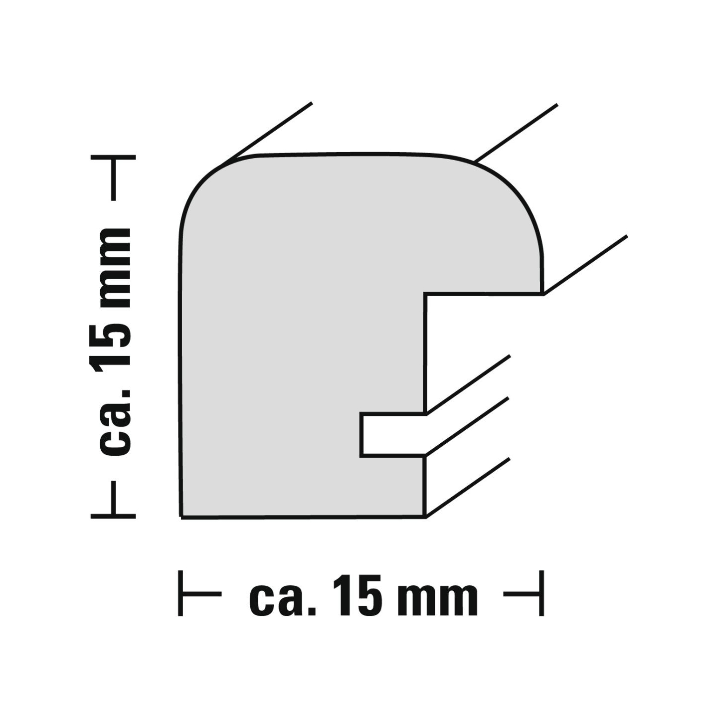 Hama 00175262 Galerie Cavo 16.5x21.5 cm.Oak