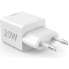 Hama 00201991 Fast Charger 1x USB-C 1x USB-A, Mini Charger, PD, 20W, White