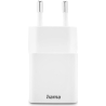 Hama 00201991 Fast Charger 1x USB-C 1x USB-A, Mini Charger, PD, 20W, White