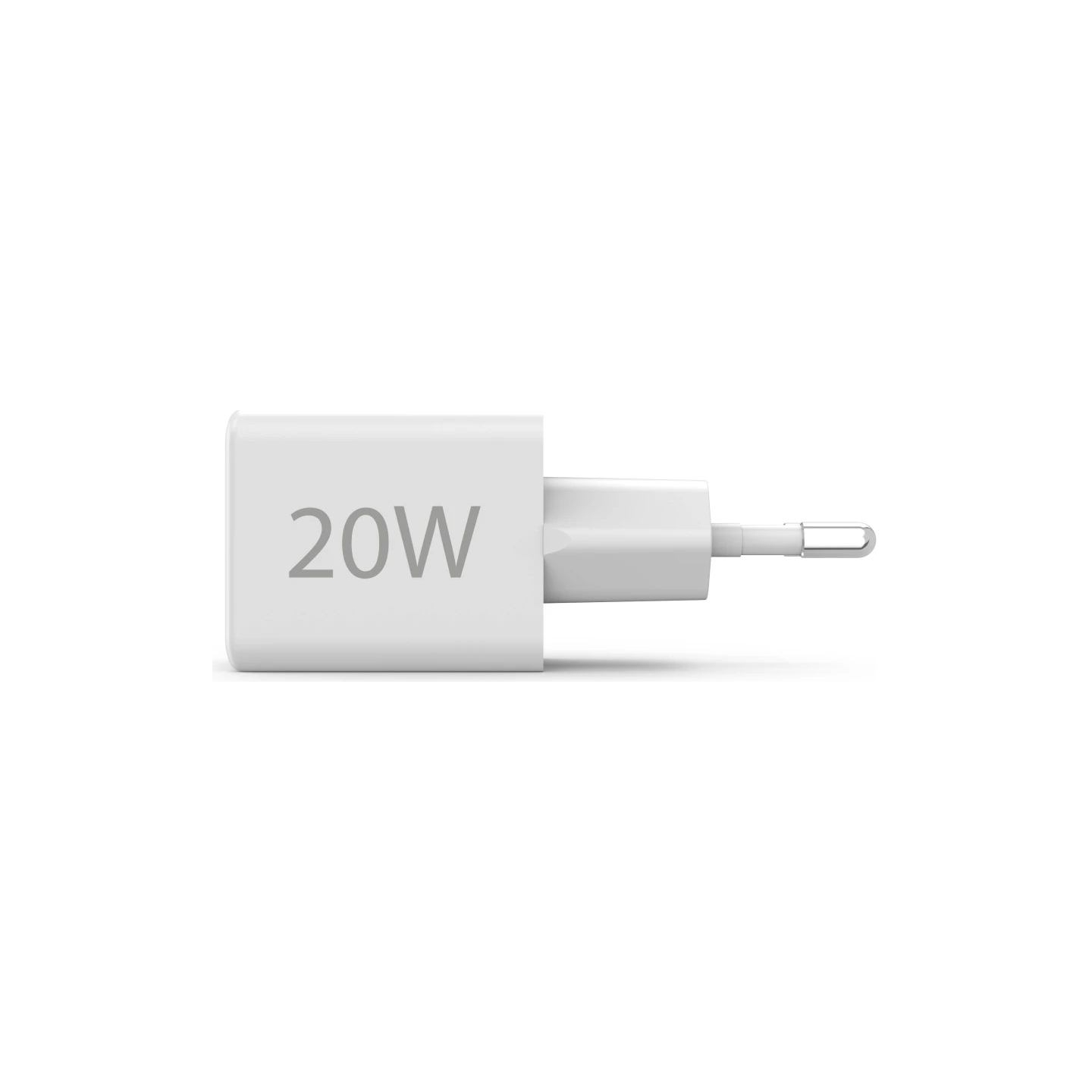 Hama 00201991 Fast Charger 1x USB-C 1x USB-A, Mini Charger, PD, 20W, White