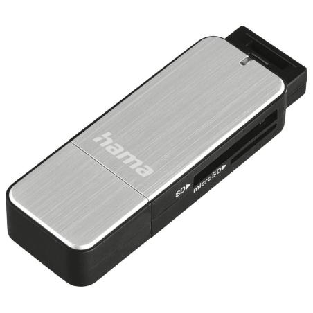 Hama 00123900 USB 3.0 Card Reader Aluminium
