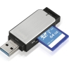 Hama 00123900 USB 3.0 Card Reader Aluminium
