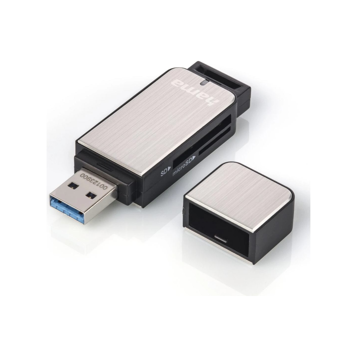 Hama 00123900 USB 3.0 Card Reader Aluminium
