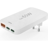 Hama 00201976 Flat Charger 220V With 2xUSB-C/USB-A  65W White