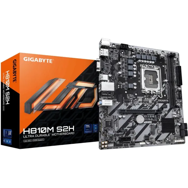 Gigabyte Mainboard|GIGABYTE|LGA1851|Micro-ATX|Memory DDR5|Memory slots 2|H810MS2H