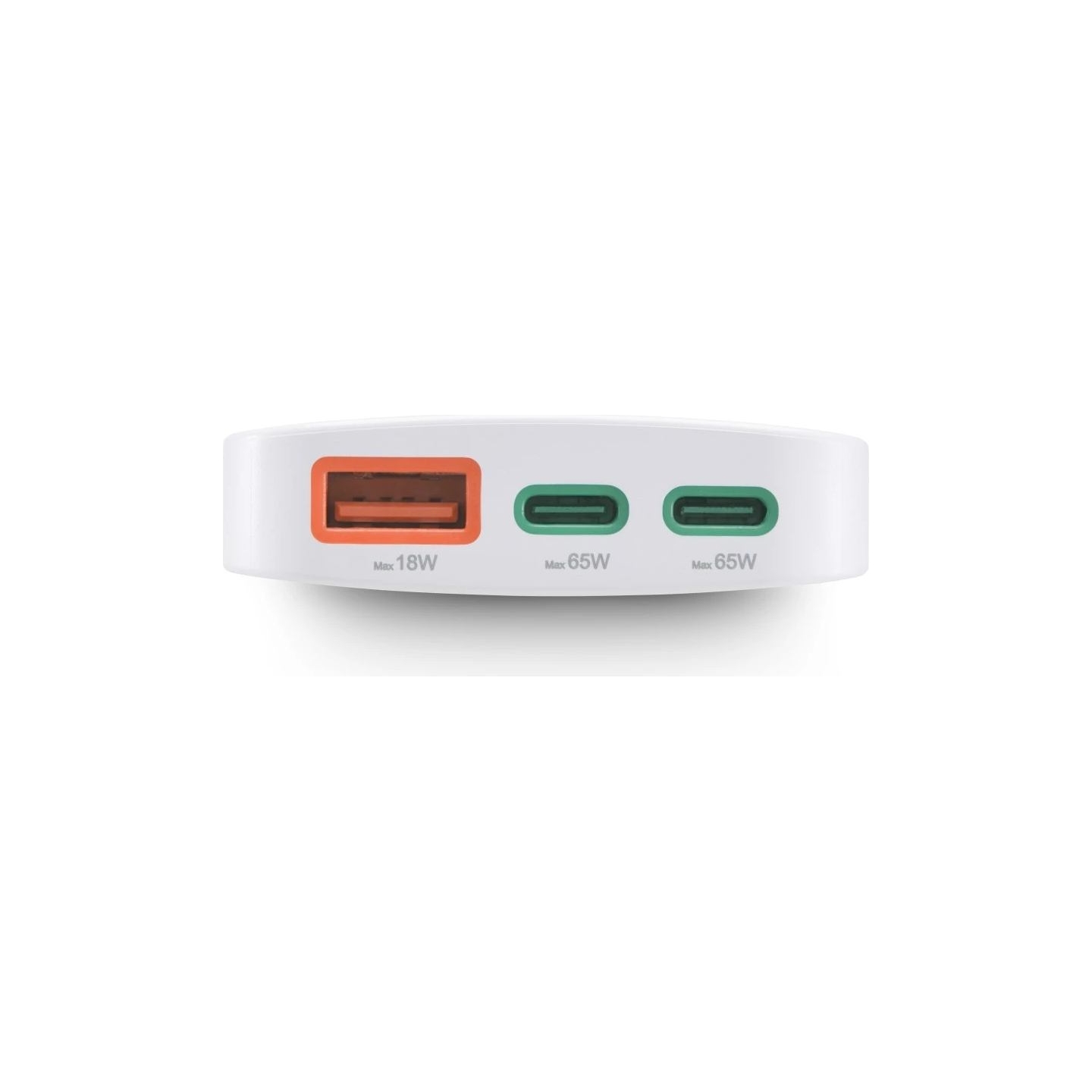 Hama 00201976 Flat Charger 220V With 2xUSB-C/USB-A  65W White