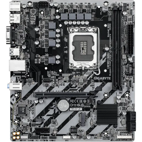 Gigabyte Mainboard|GIGABYTE|LGA1851|Micro-ATX|Memory DDR5|Memory slots 2|H810MS2H