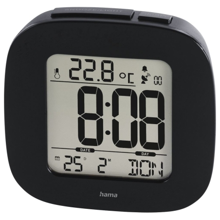 Hama 00186373 RC 45 Alarm Clock Black