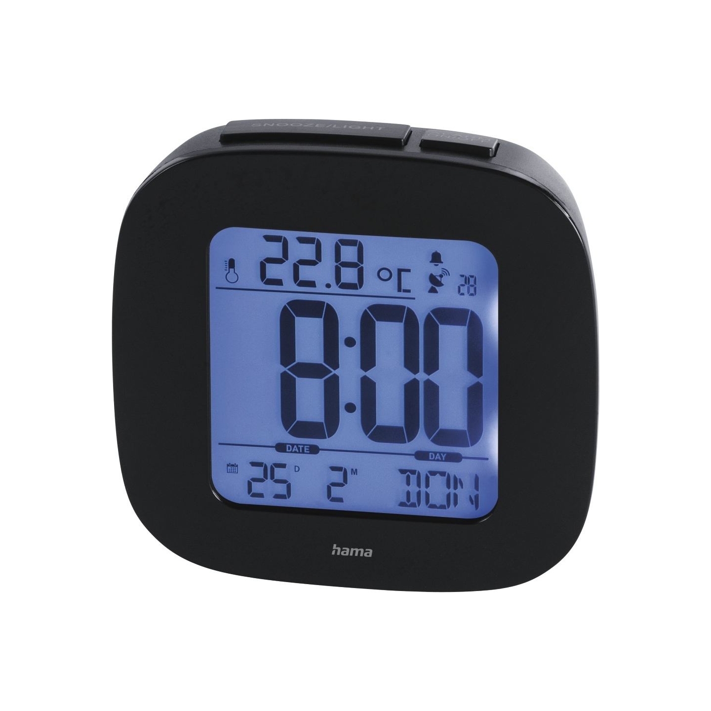 Hama 00186373 RC 45 Alarm Clock Black