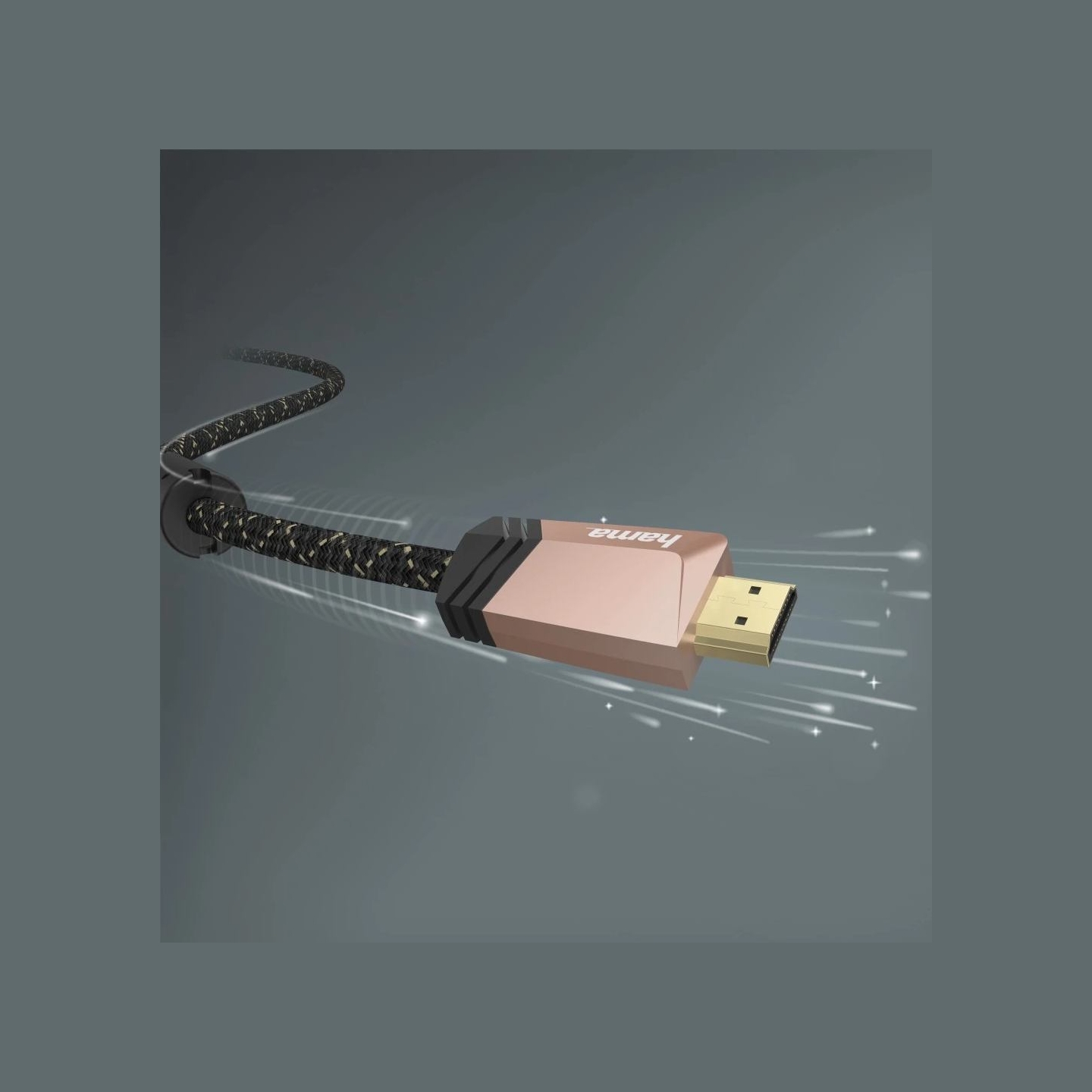 Hama 00205024 HDMI cable 0.75 m HDMI Type A (Standard) Black, Pink