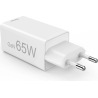 Hama 00201996 Fast Charger GaN, 2x USB-C, 1x USB-A, Mini Charger, PD, 65W, White