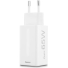 Hama 00201996 Fast Charger GaN, 2x USB-C, 1x USB-A, Mini Charger, PD, 65W, White