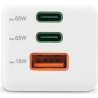 Hama 00201996 Fast Charger GaN, 2x USB-C, 1x USB-A, Mini Charger, PD, 65W, White