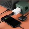 Hama 00201996 Fast Charger GaN, 2x USB-C, 1x USB-A, Mini Charger, PD, 65W, White