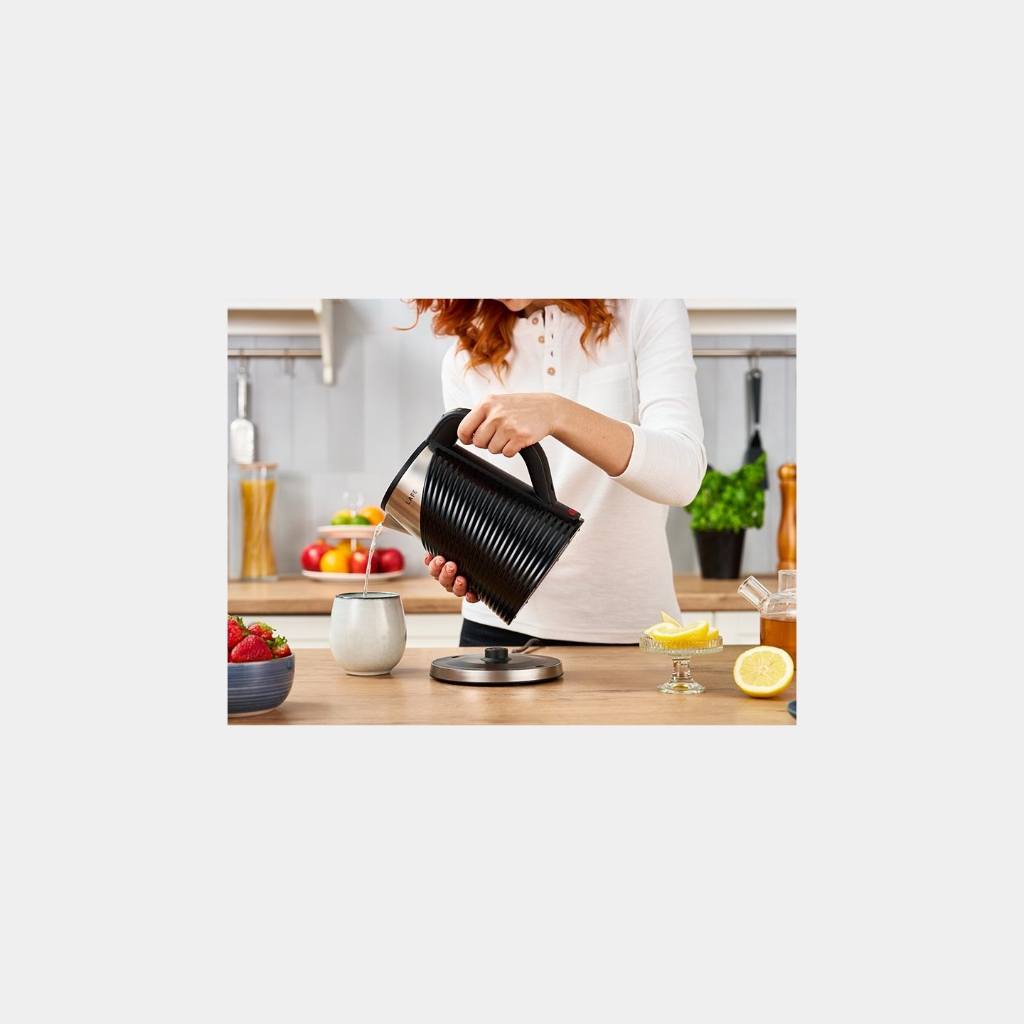 Lafe 47468 Electric Kettle Elegant Black 1,8 L