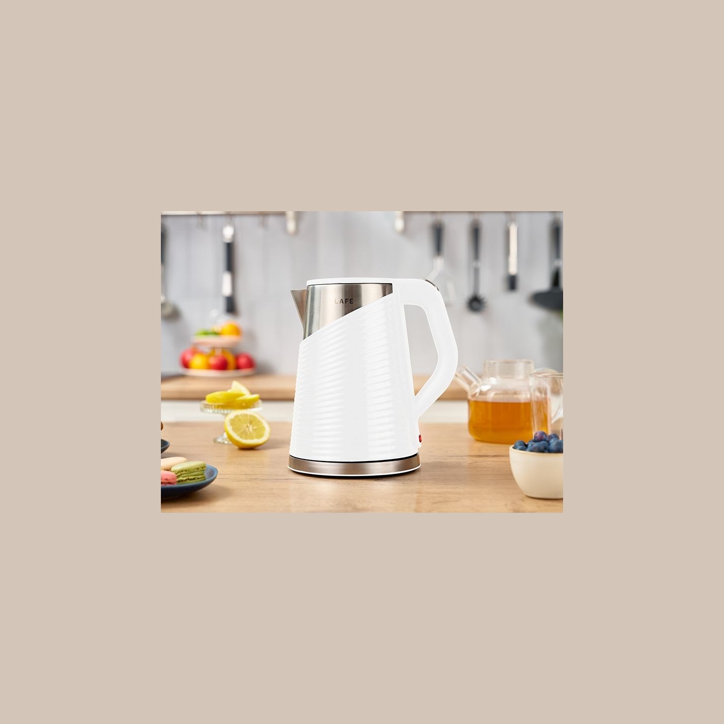 Lafe 47469 Electric Kettle Elegant White 1,8 L