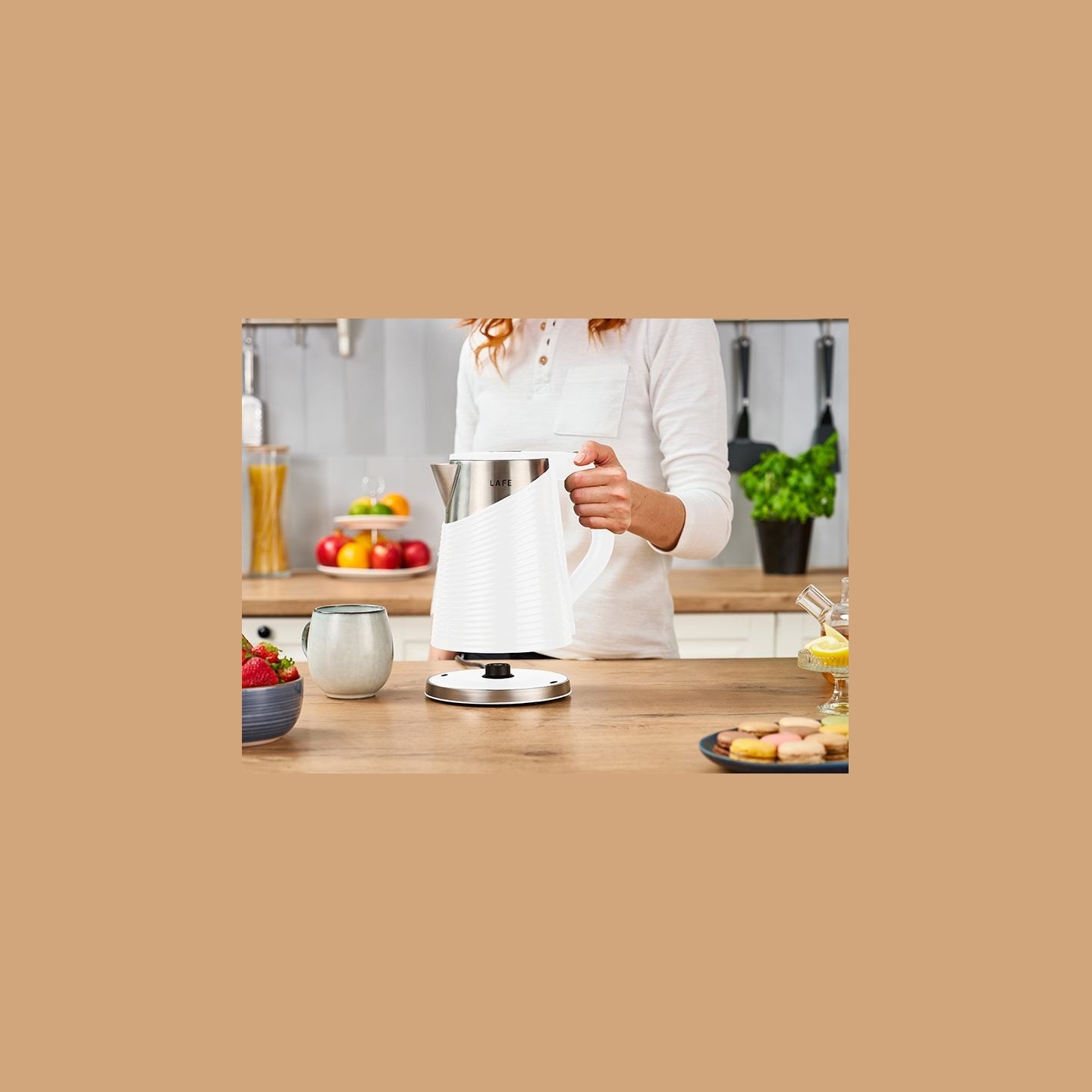 Lafe 47469 Electric Kettle Elegant White 1,8 L