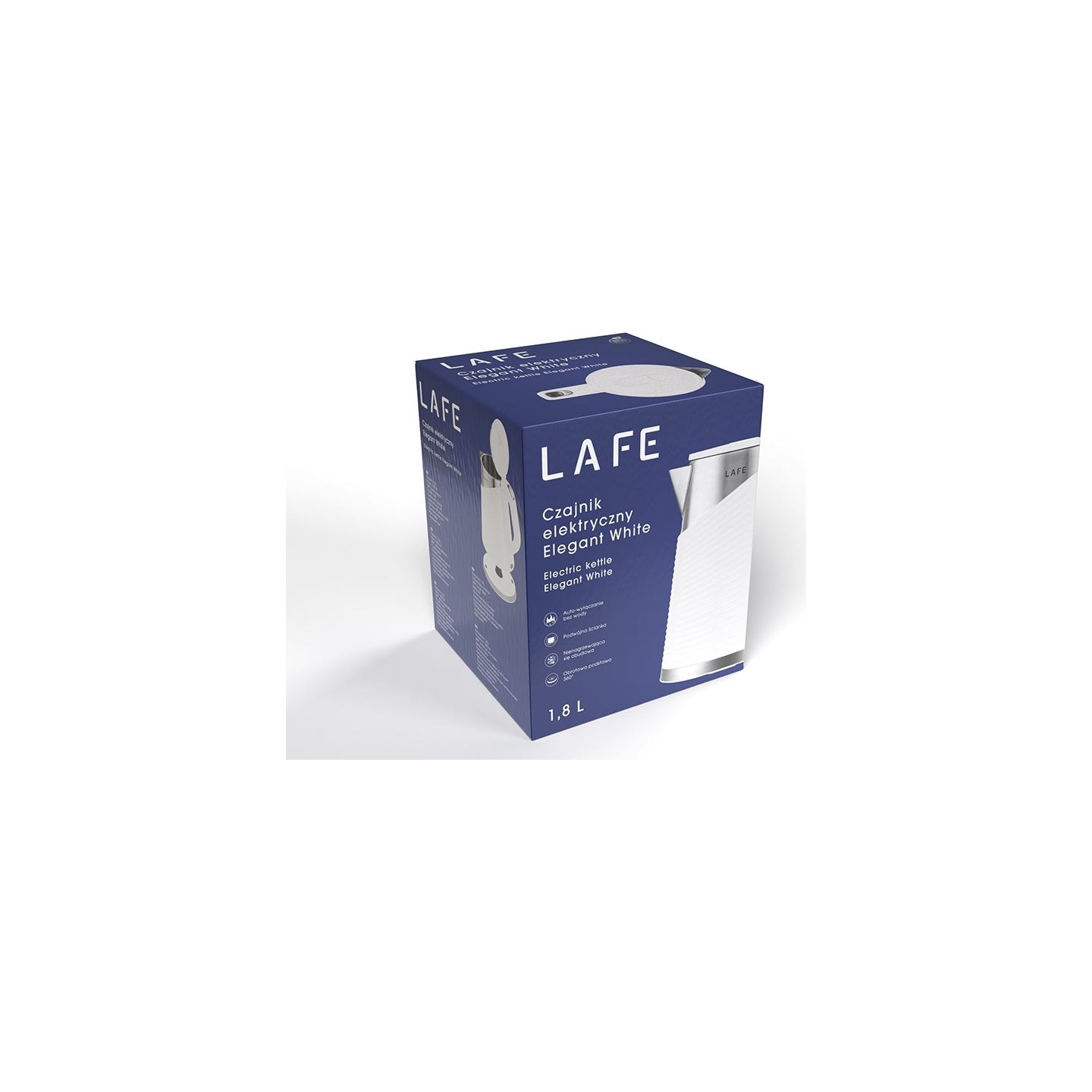 Lafe 47469 Electric Kettle Elegant White 1,8 L