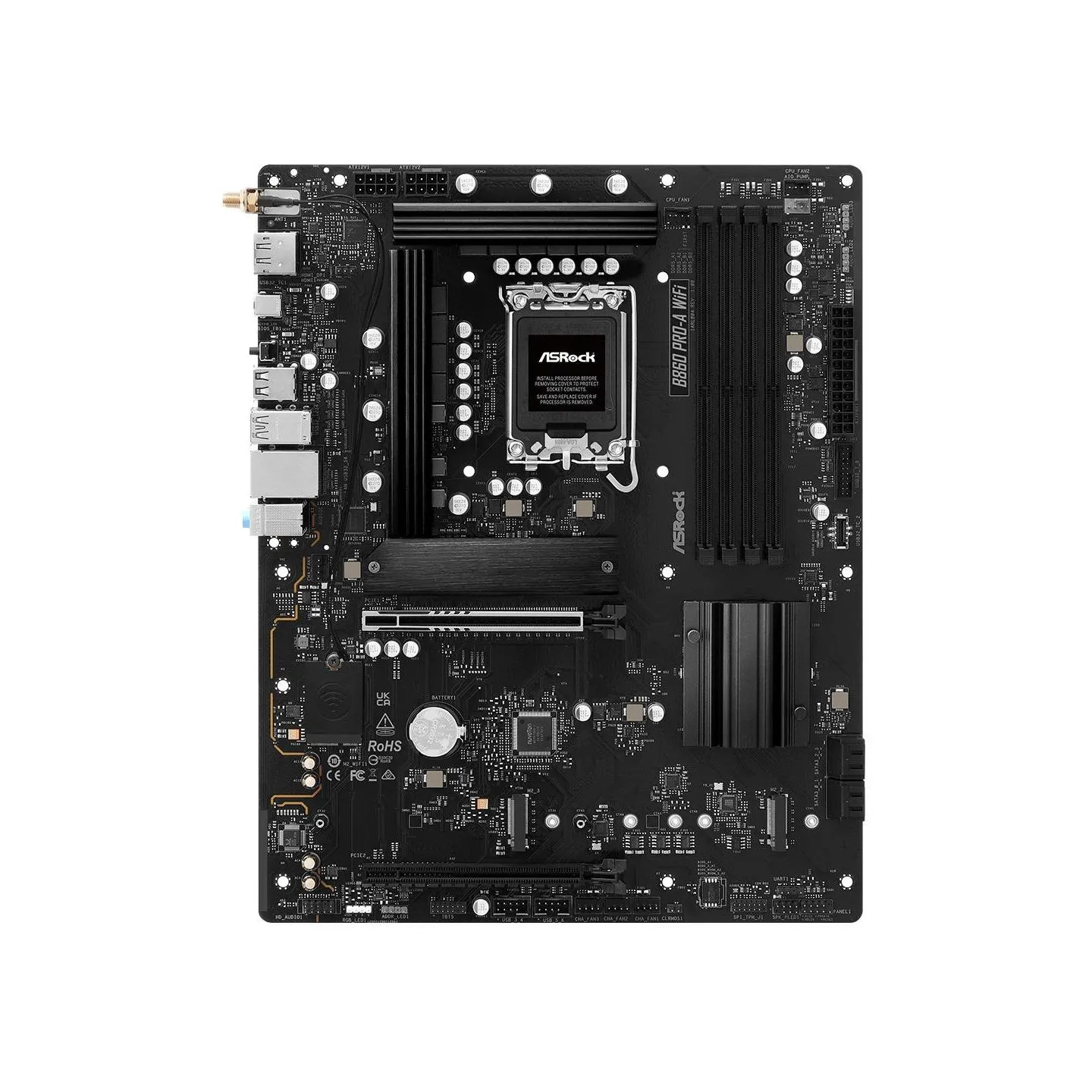 Asrock Mainboard|ASROCK|Intel B860 Express|LGA1851|ATX|Memory DDR5|Memory slots 4|1xPCI-Express 4.0 16x|1xPCI-Express 5.0 16x|1x