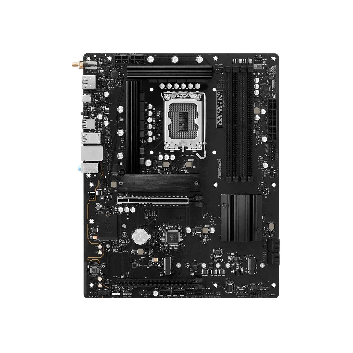 Asrock Mainboard|ASROCK|Intel B860 Express|LGA1851|ATX|Memory DDR5|Memory slots 4|1xPCI-Express 4.0 16x|1xPCI-Express 5.0 16x|1x