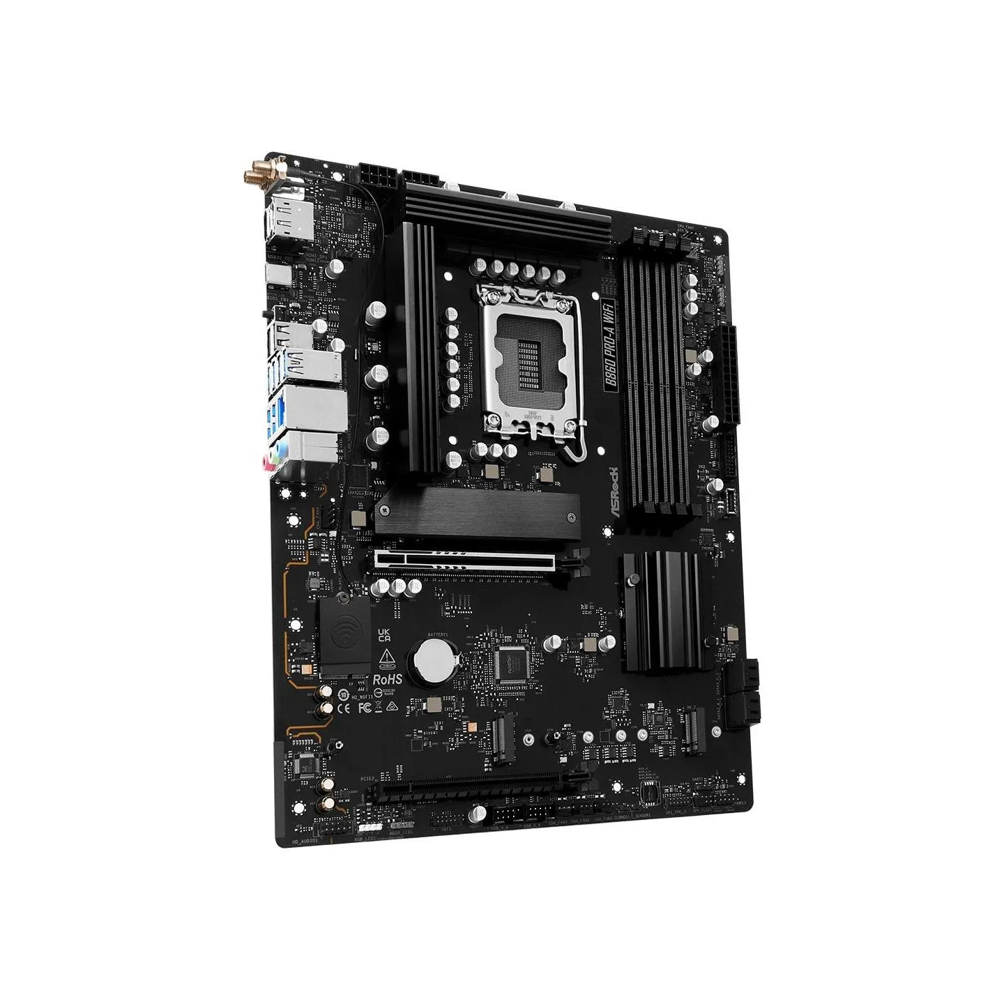Asrock Mainboard|ASROCK|Intel B860 Express|LGA1851|ATX|Memory DDR5|Memory slots 4|1xPCI-Express 4.0 16x|1xPCI-Express 5.0 16x|1x
