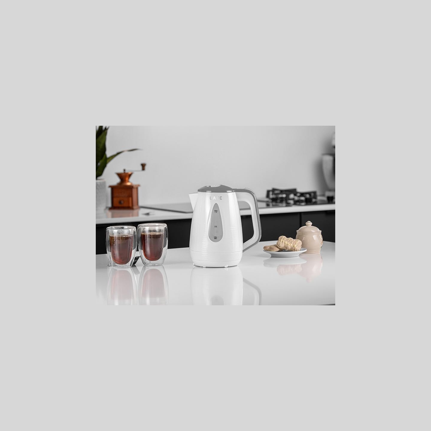 Lafe 47289 Electric Kettle Essential Grey 1.7L
