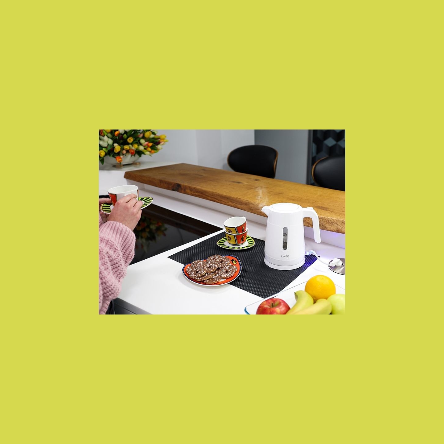 Lafe 47544 Electric Kettle Essential S 1 L White