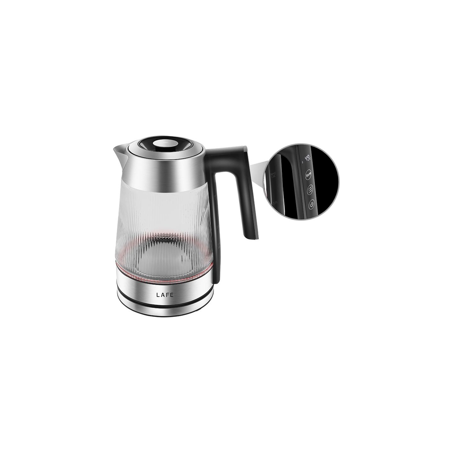 Lafe 45187 Kettle Crystal Glass with heat control