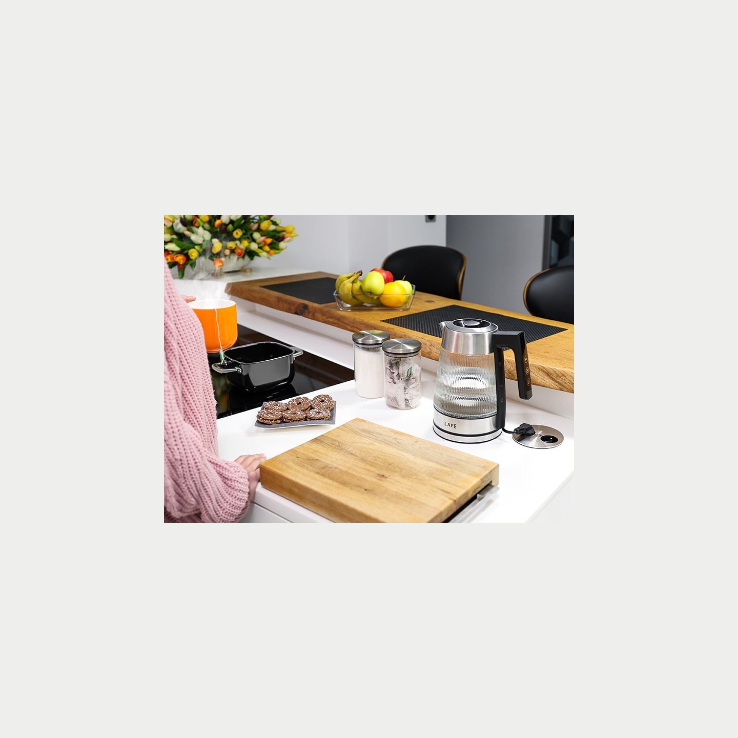 Lafe 45187 Kettle Crystal Glass with heat control