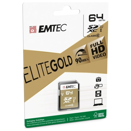 Emtec SDXC 64GB UHS-I U1 EliteGold