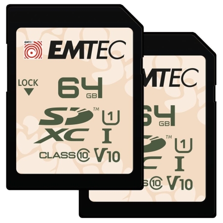 Emtec SDXC 64GB UHS-I U1 V10 Outdoor 2 pcs