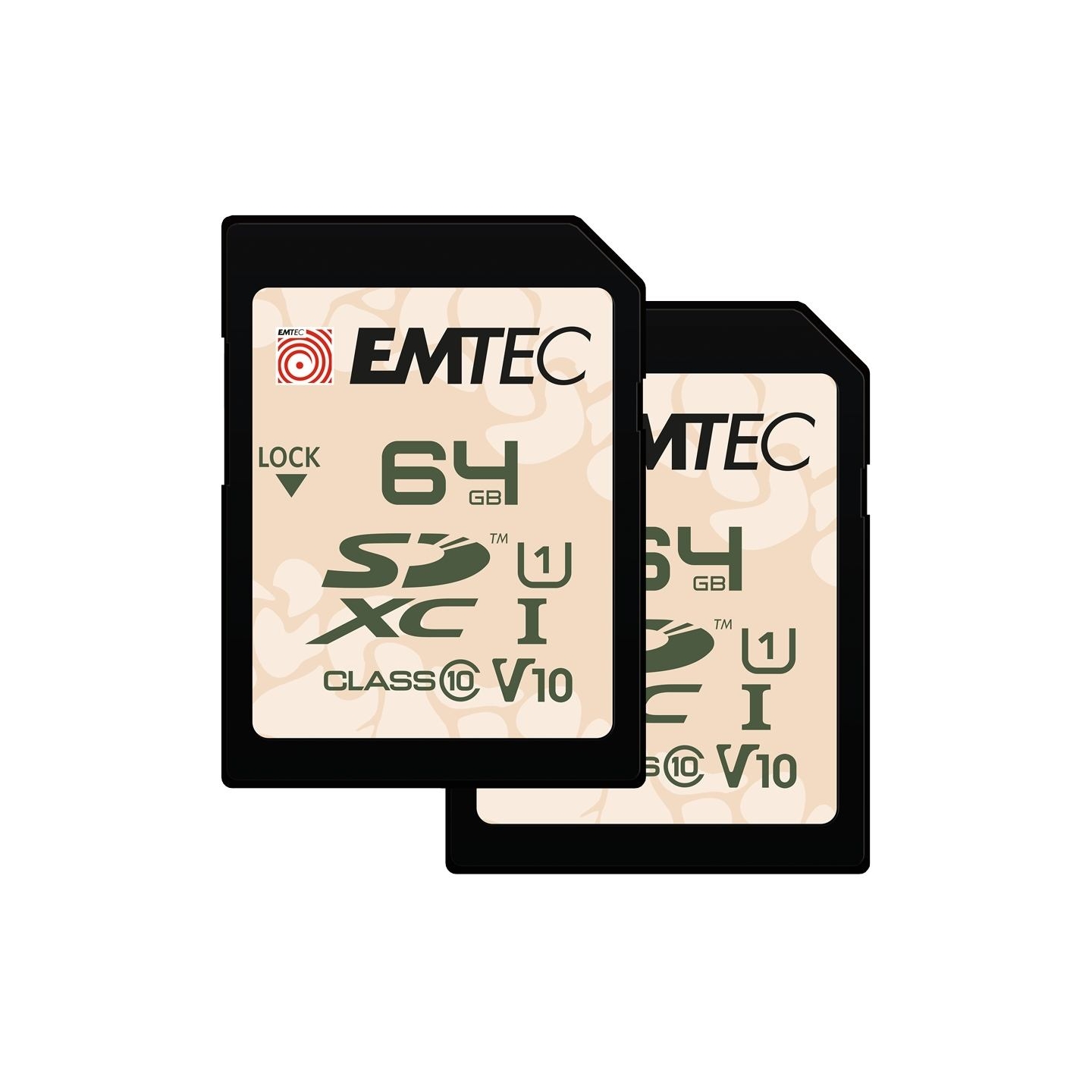 Emtec SDXC 64GB UHS-I U1 V10 Outdoor 2 pcs