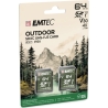 Emtec SDXC 64GB UHS-I U3 V30 Outdoor 2 pcs
