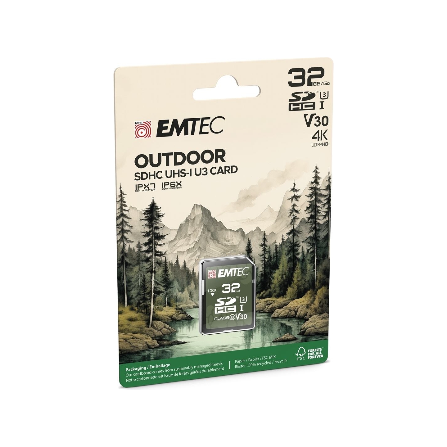Emtec SDHC 32GB UHS-I U3 V30 Outdoor