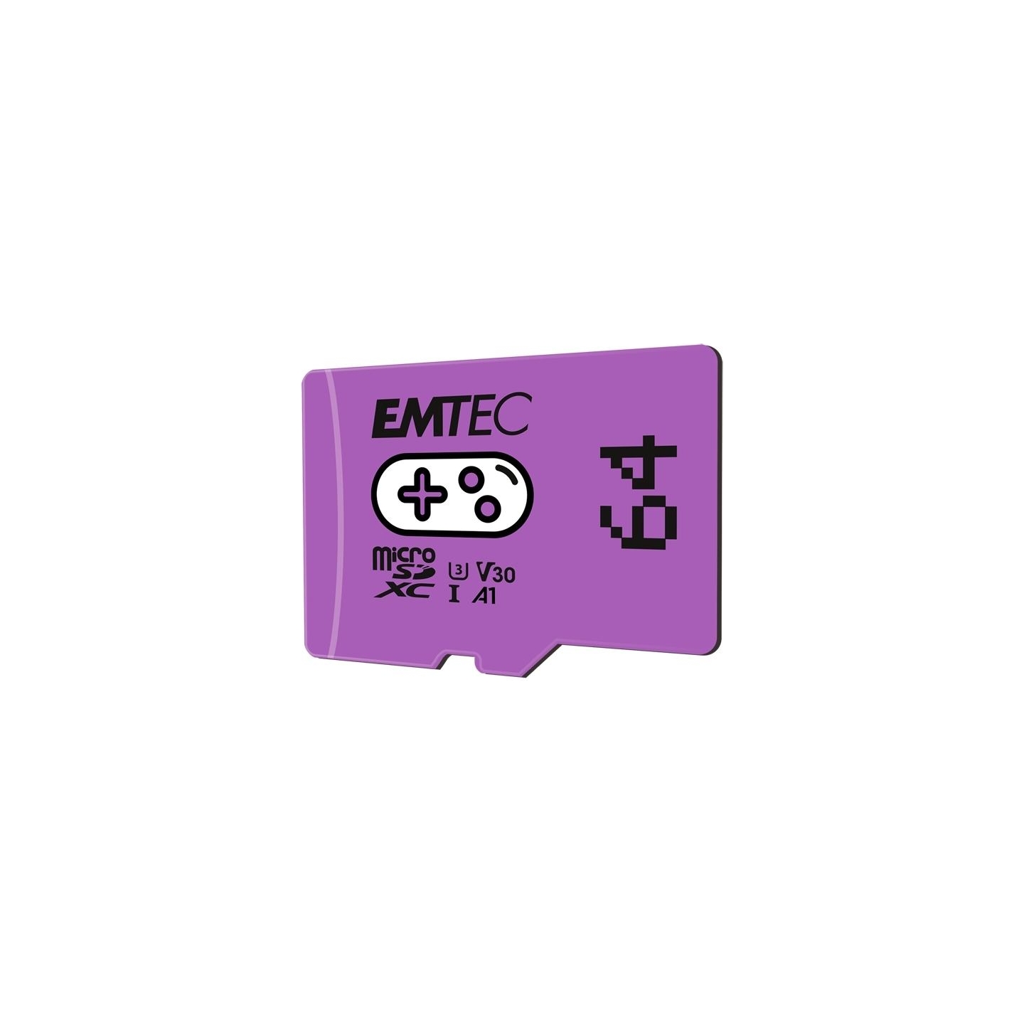 Emtec MicroSDXC 64GB UHS-I U3 V30 A1 Gaming Purple