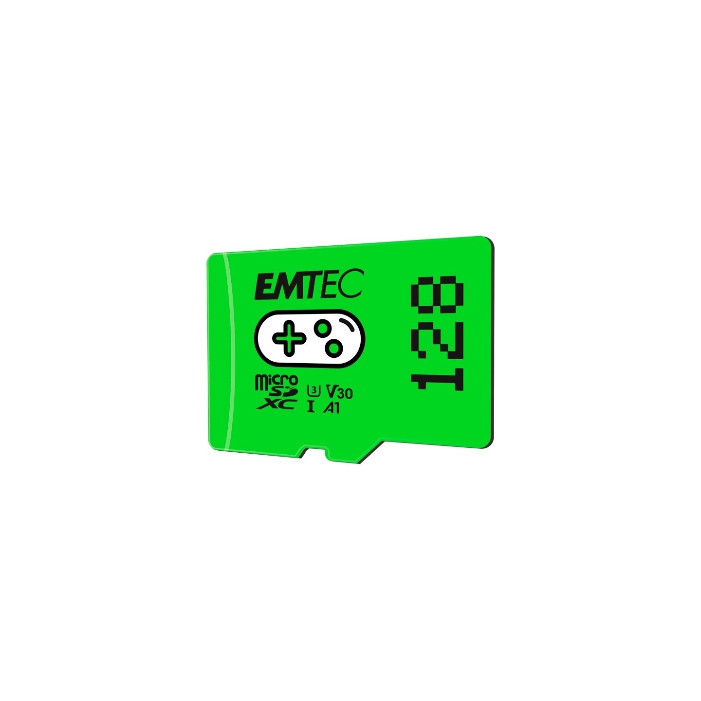 Emtec MicroSDXC 128GB UHSI U3 V30 A1 Gaming Green