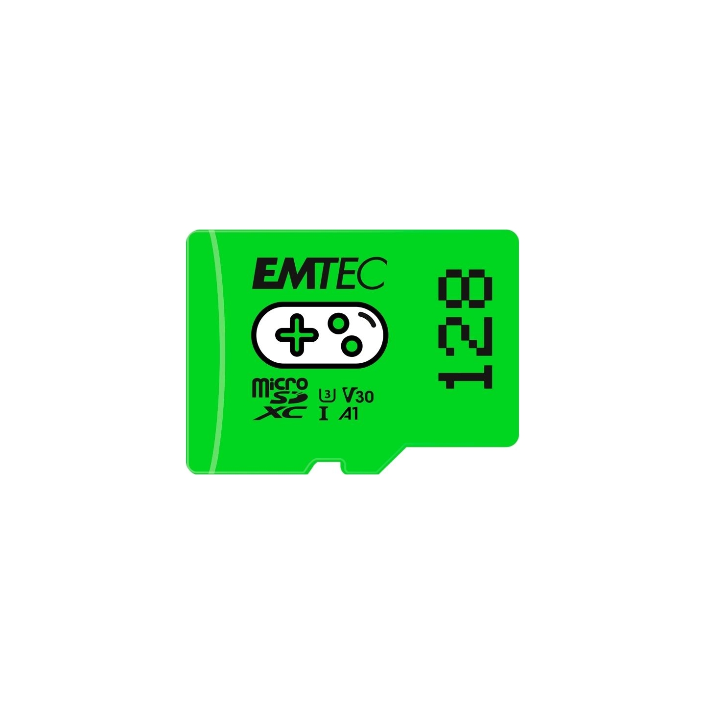 Emtec MicroSDXC 128GB UHSI U3 V30 A1 Gaming Green