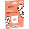 Emtec MicroSDXC 512GB UHSI U3 V30 A2 Gaming Orange