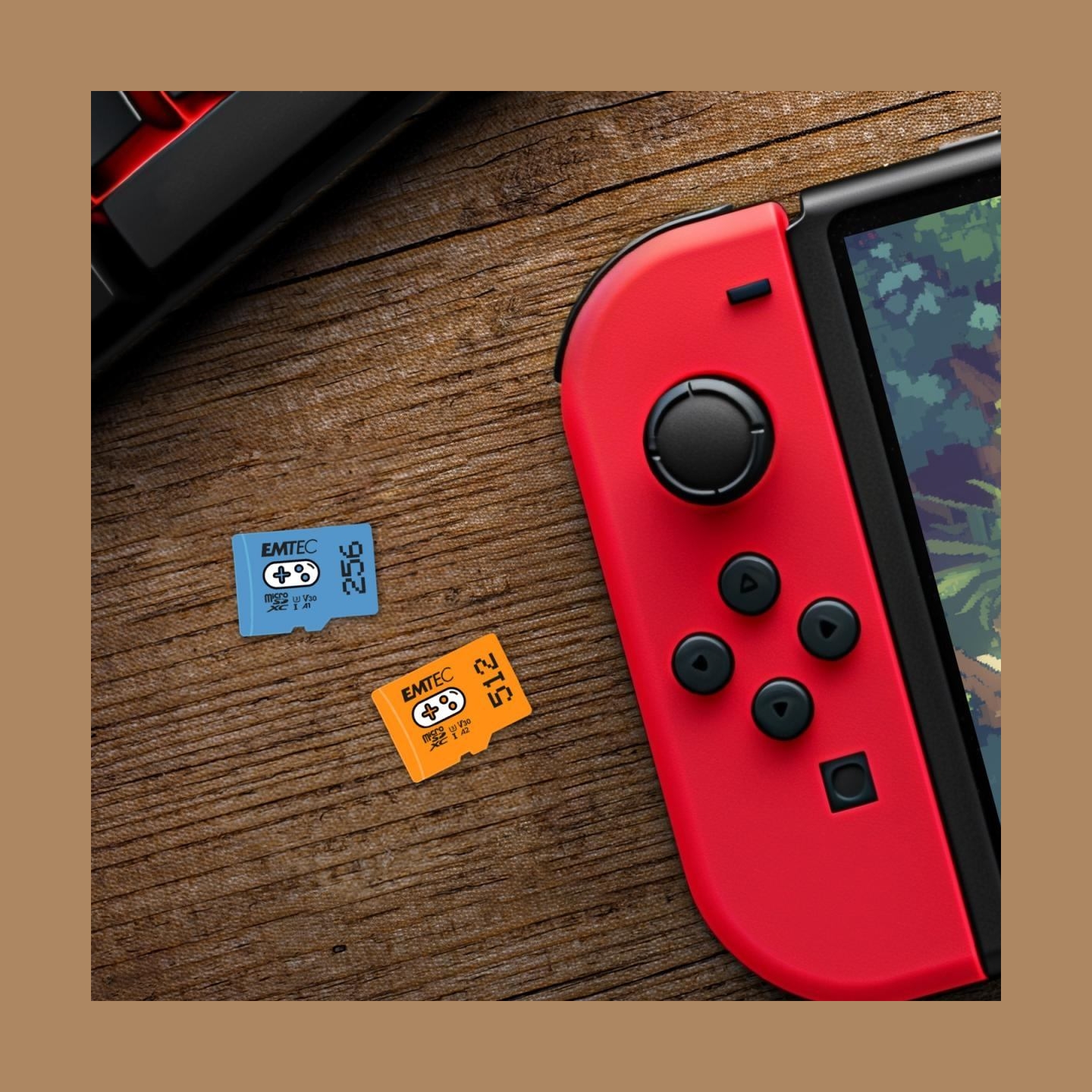 Emtec MicroSDXC 1TB UHS-I U3 V30 A2 Gaming Rouge