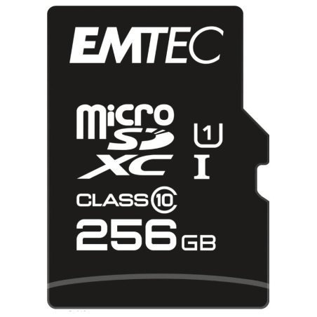 Emtec MicroSDXC 256GB UHS-I U1 EliteGold