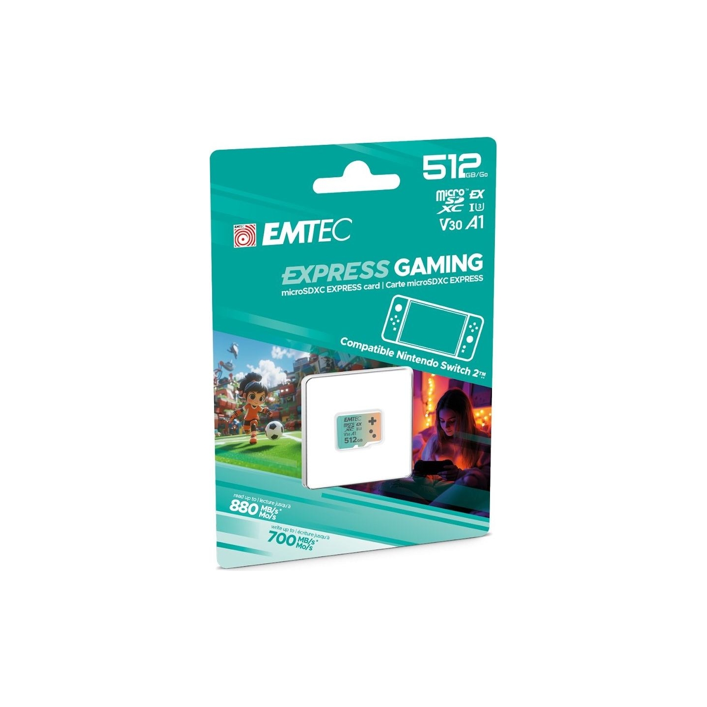Emtec SDXC 512GB  Express Gaming UHS-I V30 A1