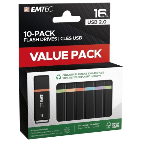 Emtec USB2.0 K100 16GB 10 pcs