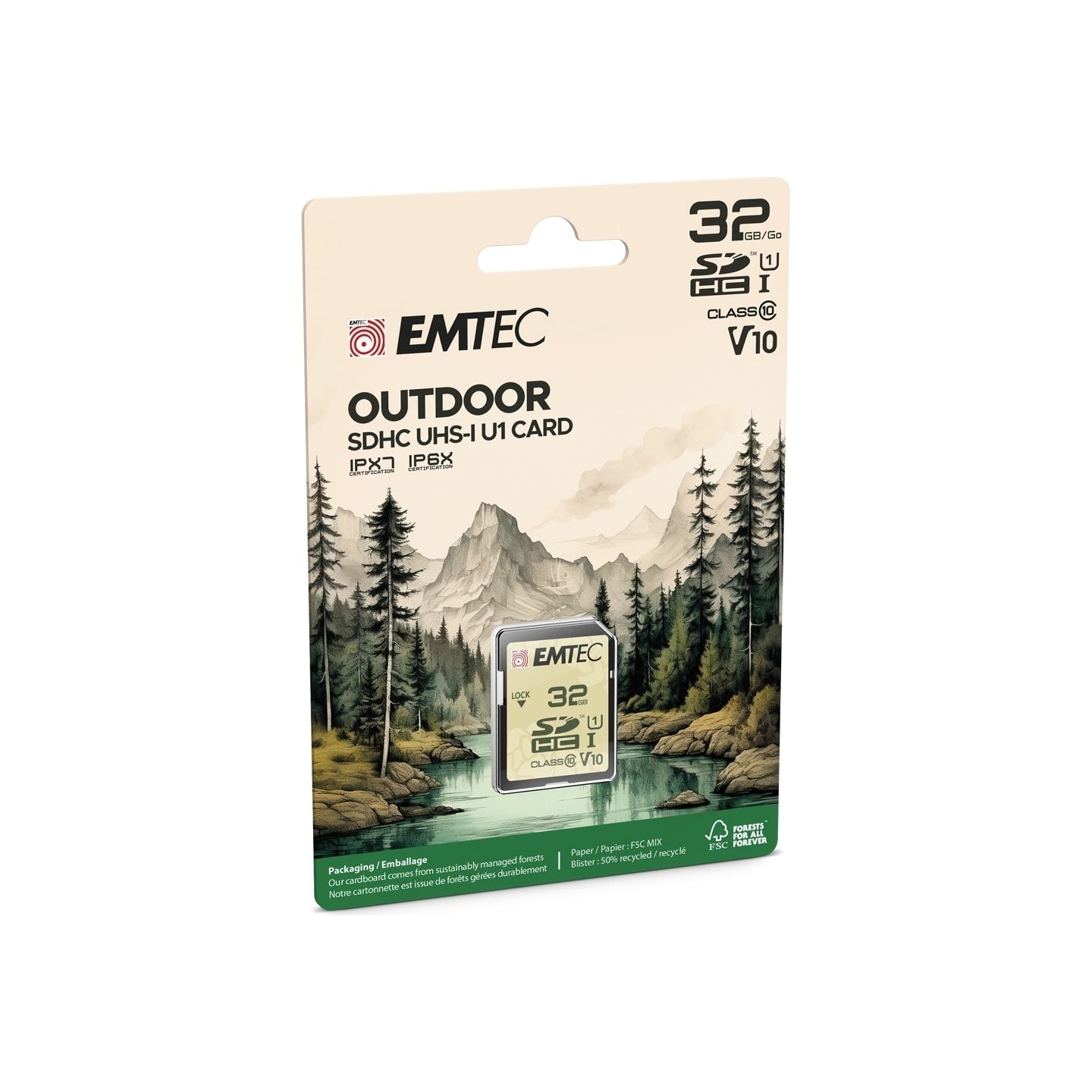 Emtec SDHC 32GB UHS-I U1 V10 Outdoor