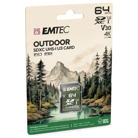 Emtec SDXC 64GB UHS-I U3 V30 Outdoor