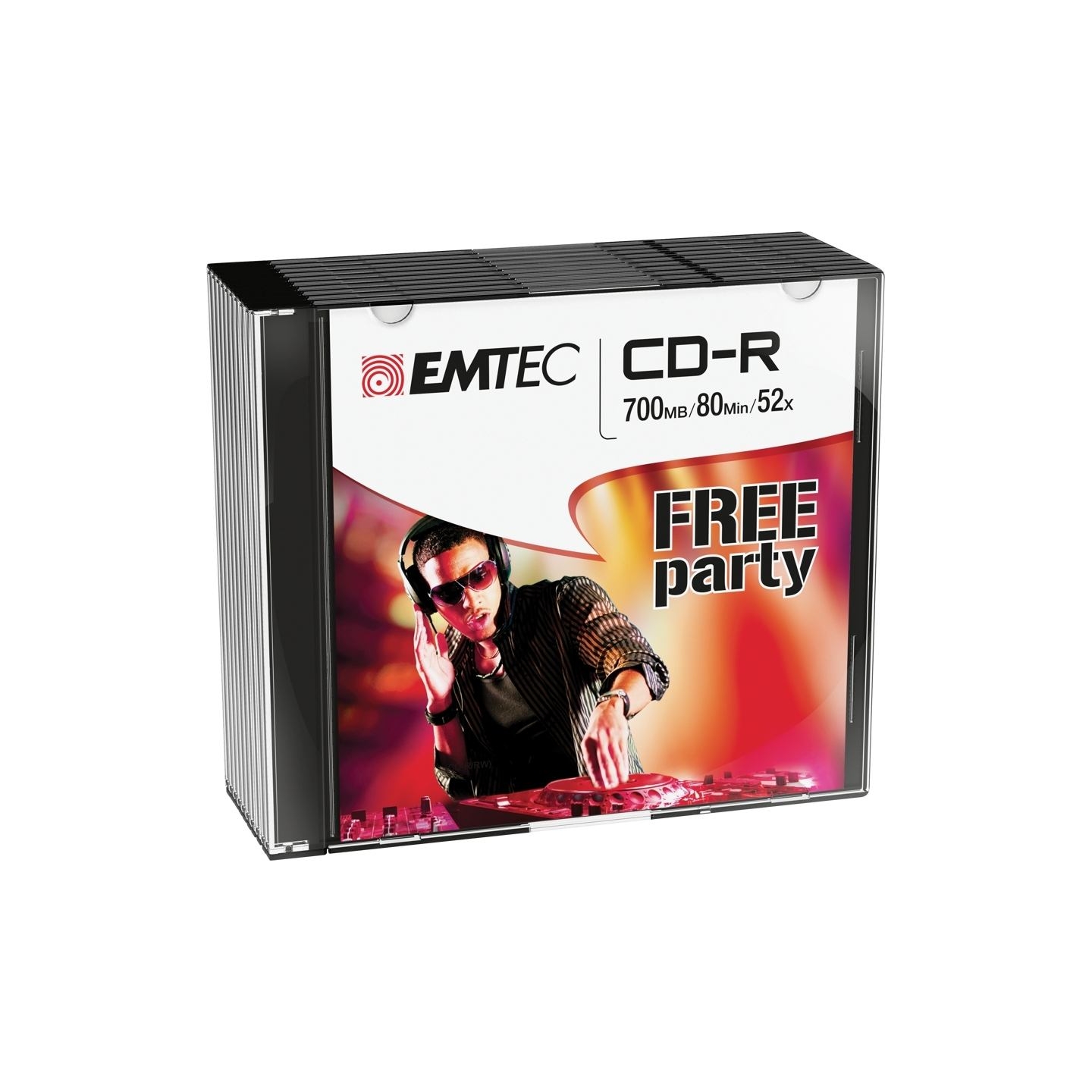 Emtec CD-R 700MB/80MIN 52x Free Party 10 pcs