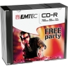 Emtec CD-R 700MB/80MIN 52x Free Party 10 pcs