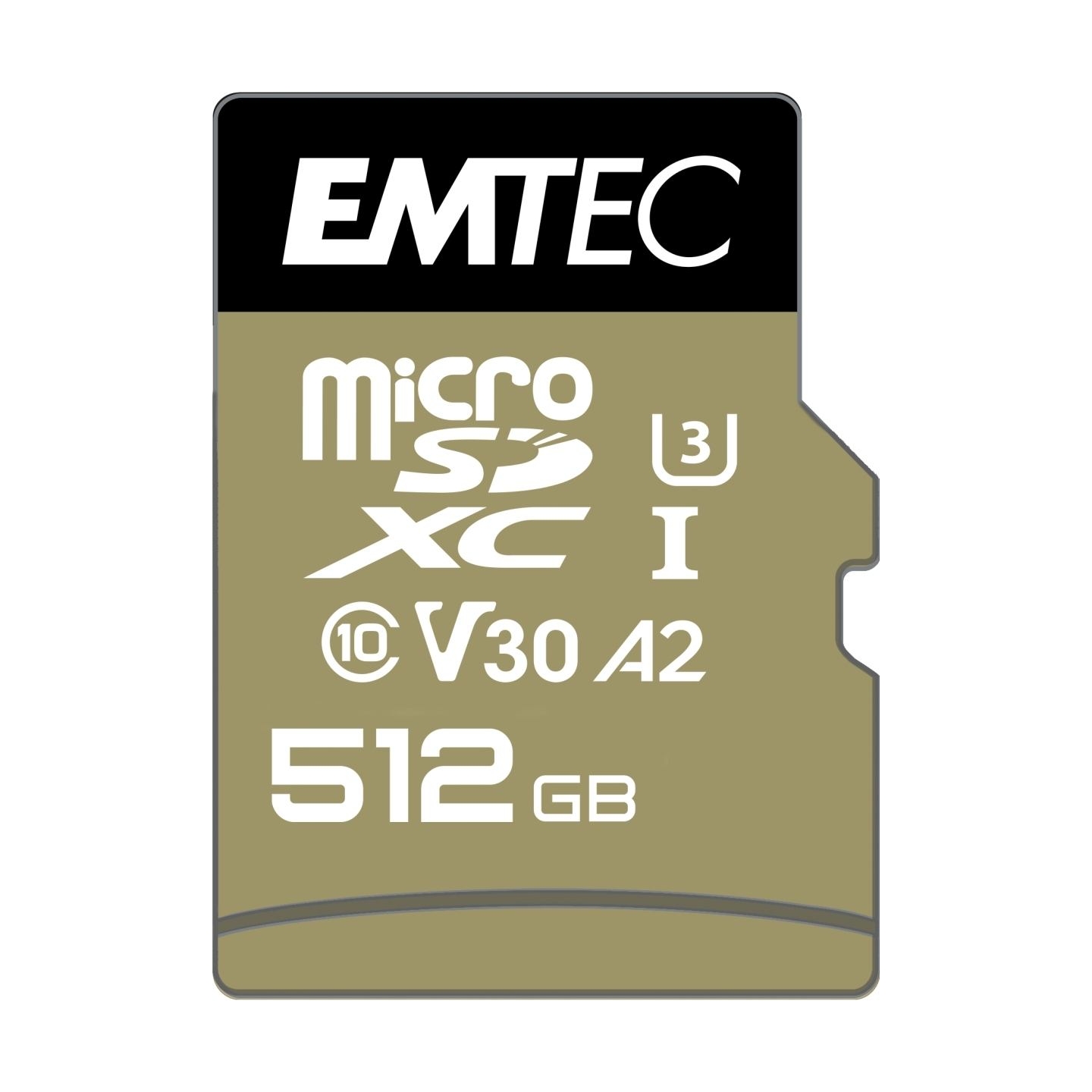 Emtec MicroSDXC 512GB UHS-I U3 V30 SpeedIN Pro